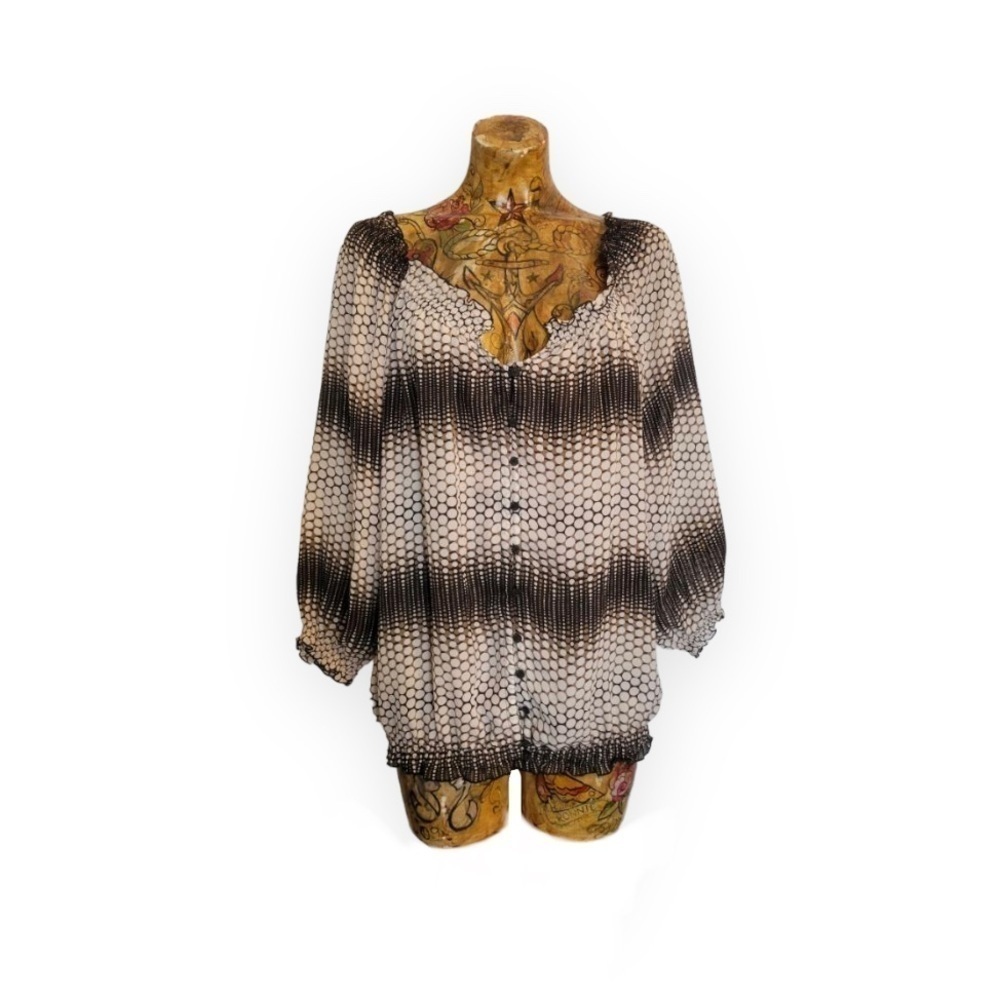 Signature by Larry Levine Woman blouse top plus size 1X